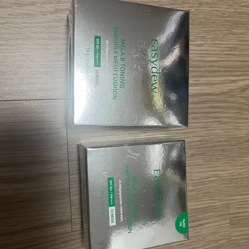[BUNJANG] Easydew Melabi Toning Ampoule Cushion SPF50+ PA++++ (23 Beige) with Refill / 이지듀 멜라비 토닝 앰플 쿠션 23 베이지