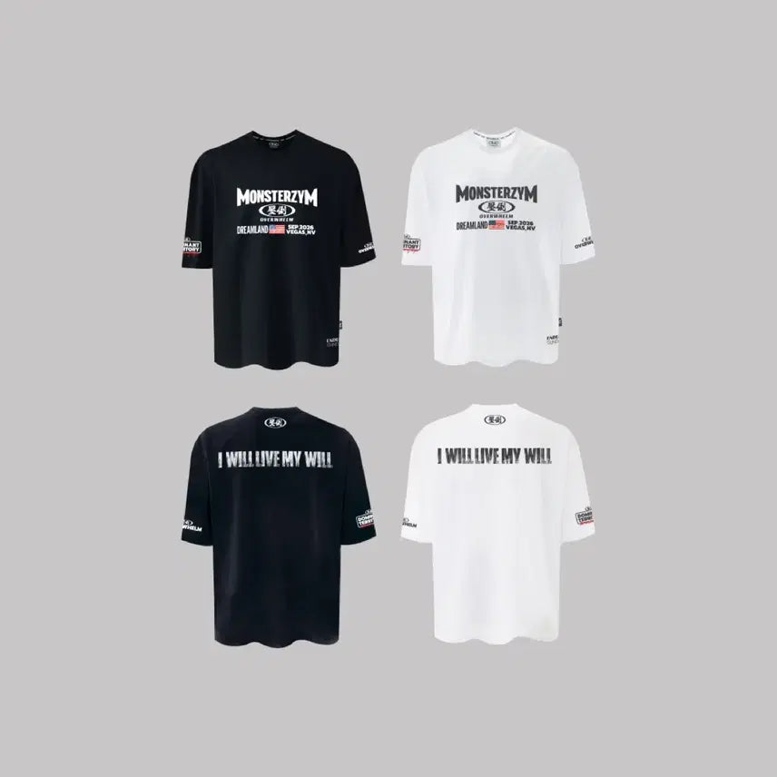 [BUNJANG] APDO x MONSTERZYM Limited Edition T-Shirt XL / 압도x몬스터짐 한정판 반팔 XL 미개봉 새상품