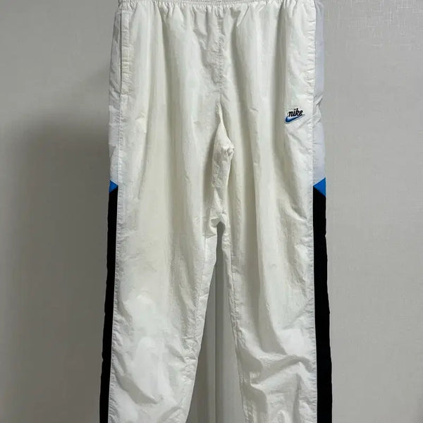 [BUNJANG] Nike Nylon Training Pants White/Blue/Black / (2XL)나이키 트레이닝 팬츠 나일론