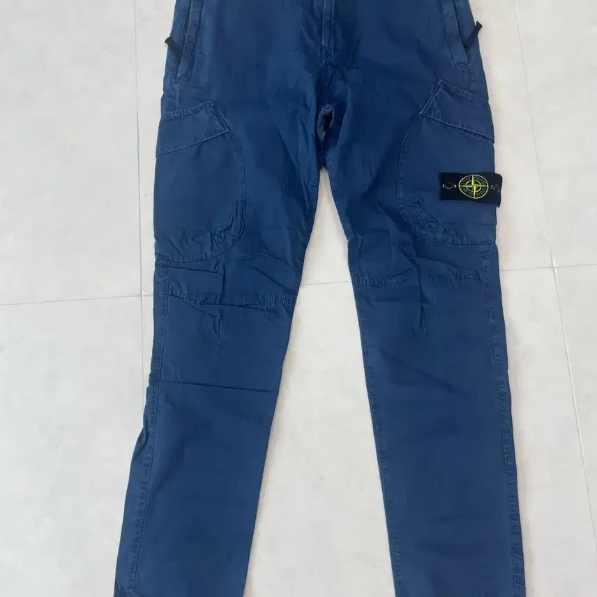 [BUNJANG] Stone Island Cargo Pants Deep Blue / 스톤아일랜드 카고바지