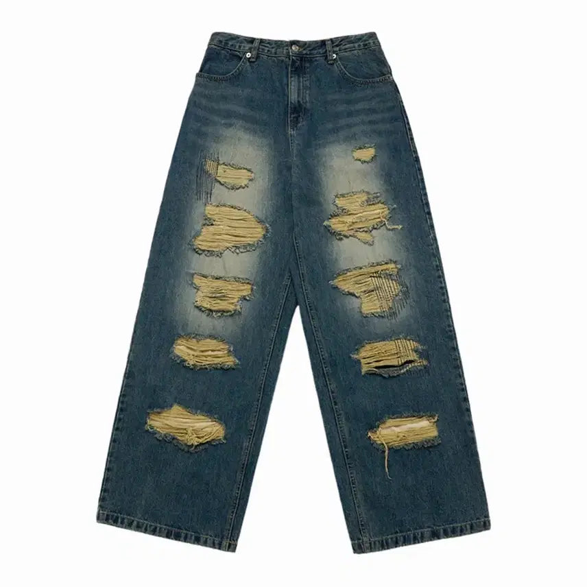 [BUNJANG] ACMEDRABI DAMAGE STITCH DENIM PANTS / 아크메드라비 DAMAGE STITCH DENIM PANTS 데님 청바지