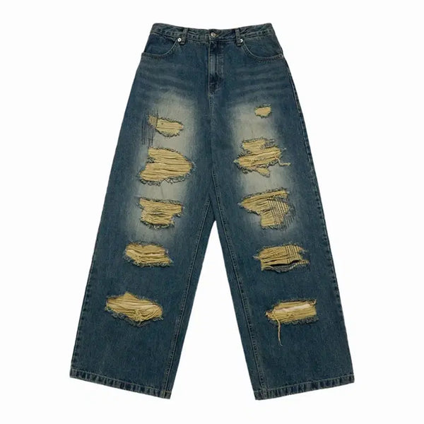[BUNJANG] ACMEDRABI DAMAGE STITCH DENIM PANTS / 아크메드라비 DAMAGE STITCH DENIM PANTS 데님 청바지