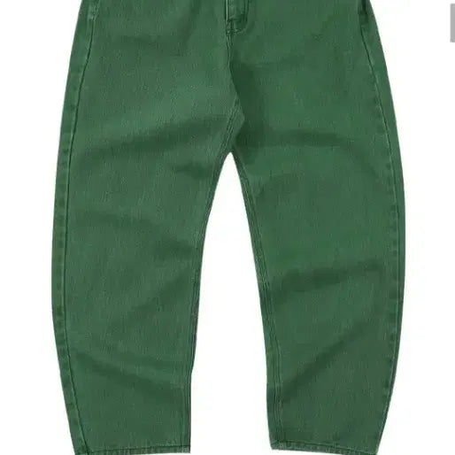 [BUNJANG] Slow Acid Denim Pants Dust Green / 슬로우애시드 데님팬츠 더스트그린