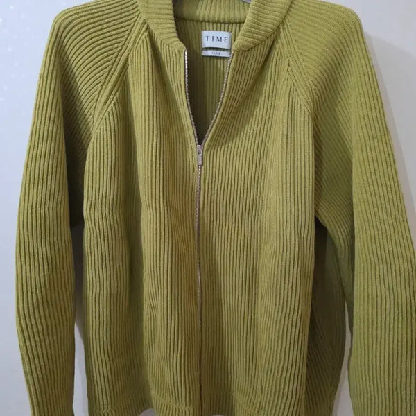 [BUNJANG] Time Paris Zip-Up Knit Sample (Size 100) / 한섬 타임 파리스 샘플 집업 니트