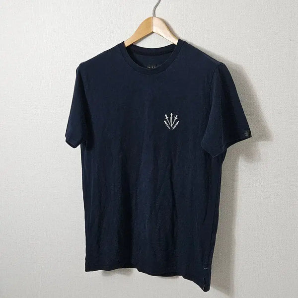 [BUNJANG] Rag & Bone Cotton Short Sleeve T-Shirt Navy / 랙앤본 코튼 반팔 티셔츠 네이비