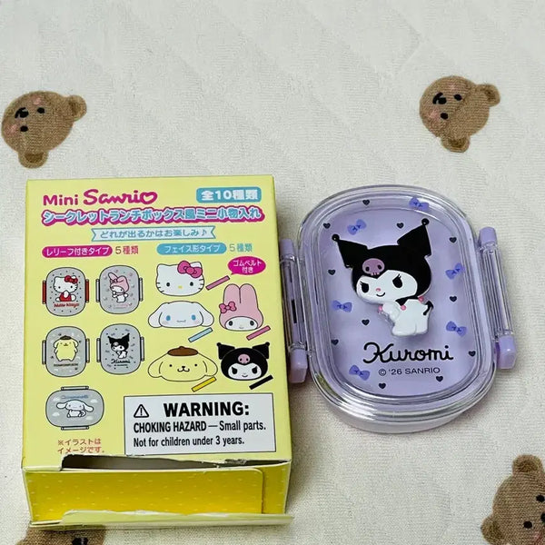 [BUNJANG] Sanrio Kuromi Mini Lunch Box / 산리오 시크릿 런치박스 미니 쿠로미 미니도시락 쿠로미
