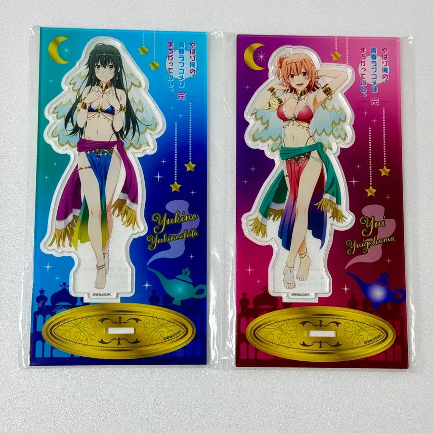 [BUNJANG] My Youth Romantic Comedy Is Wrong, As I Expected. Arabian Nights Yukino & Yui Acrylic Stand (Sealed) / 미개봉)아라비안나이트 유키노시타+유이 아크릴스탠드 내청코 역내청