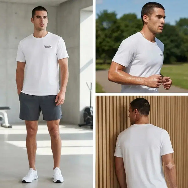 [BUNJANG] Calvin Klein T-Shirt Men's Size 100 / (무료배송)캘빈클라인 티셔츠 남 100