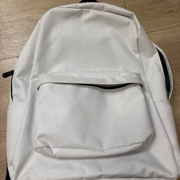 [BUNJANG] White Backpack / 화이트 백팩