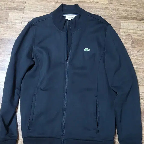 [BUNJANG] Lacoste Zip-Up Jumper Black / 라코스테 집업 블랙