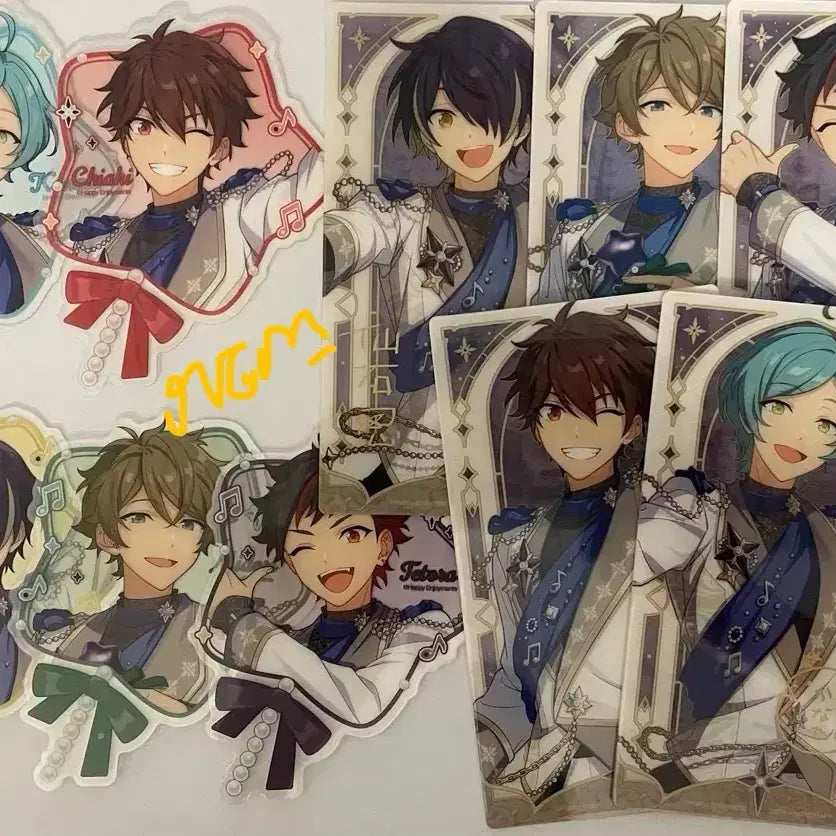 [BUNJANG] Ensemble Stars! 10th Anniversary Movic Popup Yusei Unit Star/Dream Clear Cards Set / 앙스타 10주년 모펀 팝업 유성대 스타 드림 클리어카드 치아키 카나타 미도리 테토라 시노부