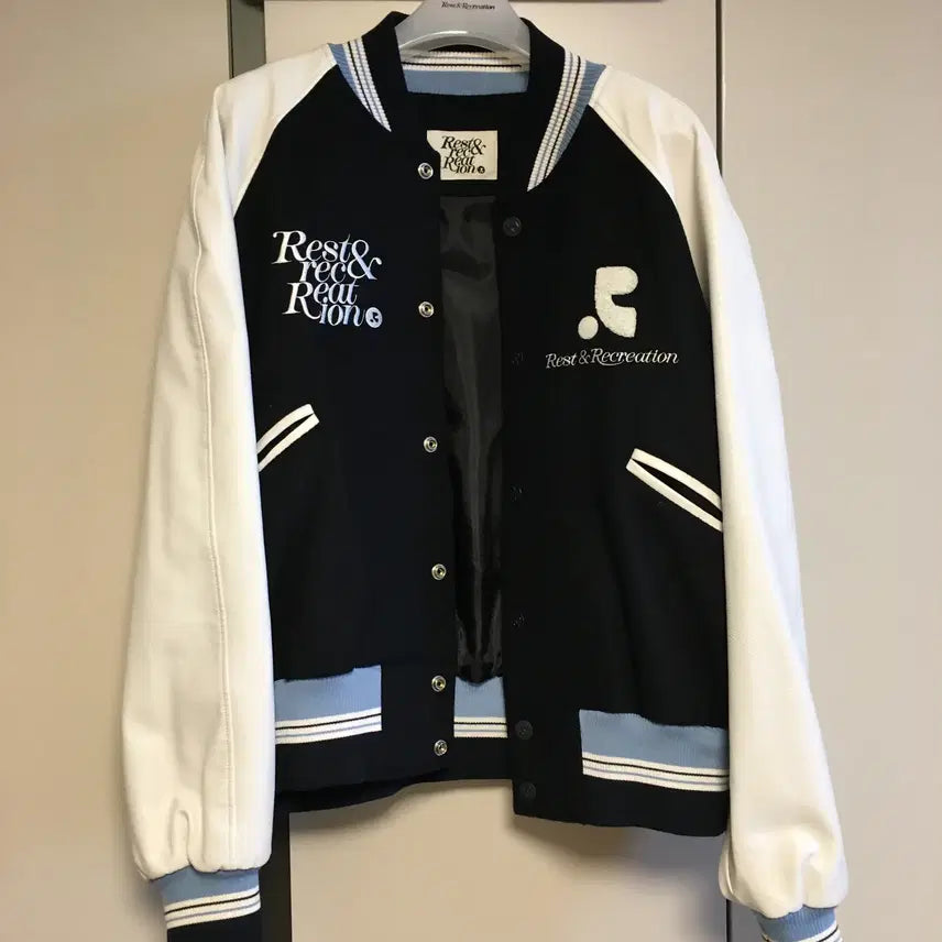 [BUNJANG] Rest & Recreation Wool Varsity Jacket / 레스트앤레크레이션 울 바시티 자켓