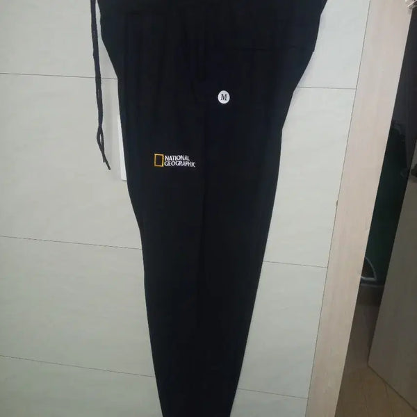 [BUNJANG] National Geographic Spring/Autumn Jogger Pants - Black, M (New) / 내셔널지오그래픽 춘추용 조거 팬츠 M 새상품 블랙