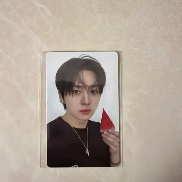 [BUNJANG] Stray Kids Lee Know Watermelon Photocard / 스키즈 리노 수박포카