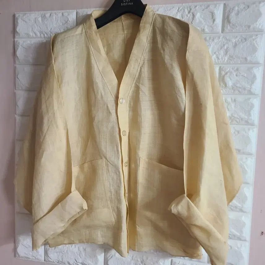 [BUNJANG] Men's Ramie Shirt (Large) / 남자 모시 셔츠(라지)