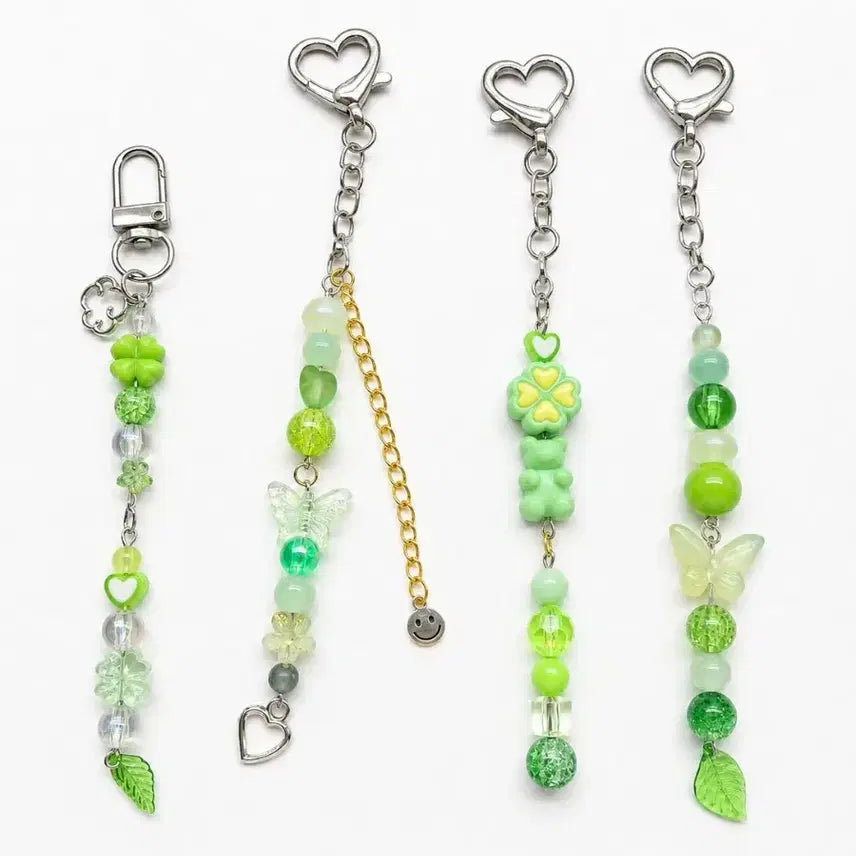 [BUNJANG] Handmade Beaded Keychain / 비즈키링 4+1