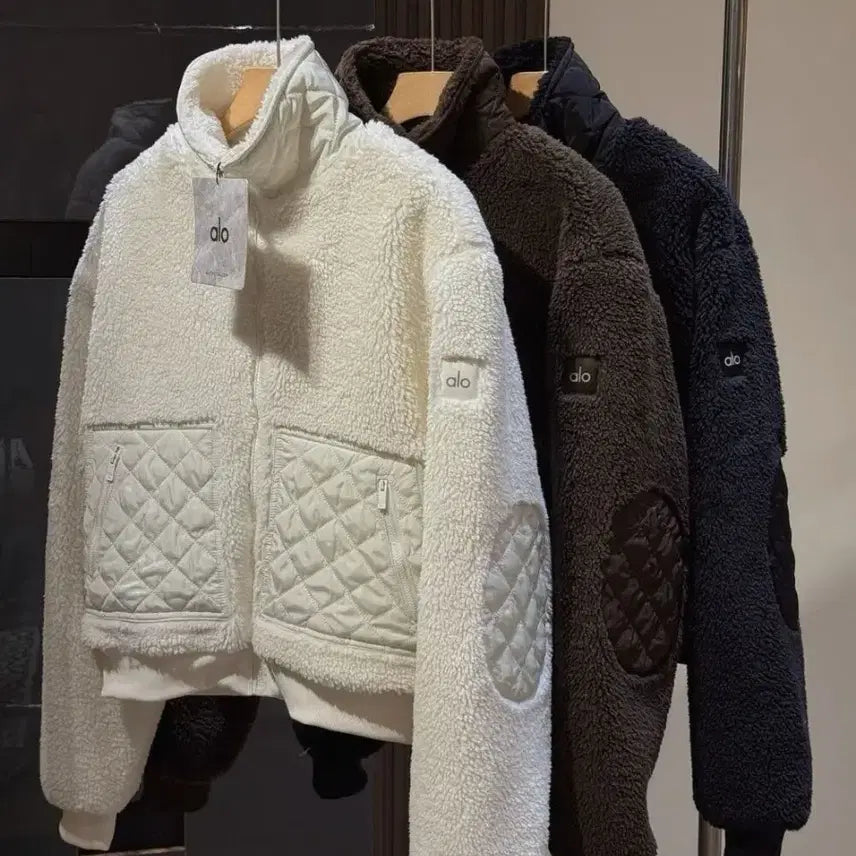 [BUNJANG] ALRO Sherpa Fleece Jacket (3 Colors) / [새상품/~8/30 5만원할인] 알로 양털 세르파 자켓(3색상)