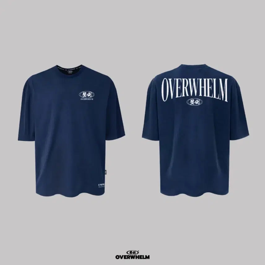 [BUNJANG] APDO All-Rounder Arch Logo Short-Sleeve T-Shirt Navy (New) / 압도 올라운더 아치로고 반팔 L 새상품