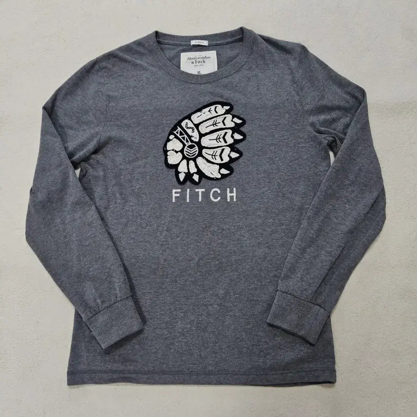 [BUNJANG] Abercrombie & Fitch Muscle Indian Head Sweatshirt / 아베크롬비 머슬 인디언 헤드 스웻셔츠 급처