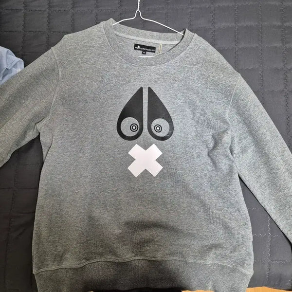 [BUNJANG] Moose Knuckles Grey Sweatshirt L / 무스너클 맨투맨 그레이