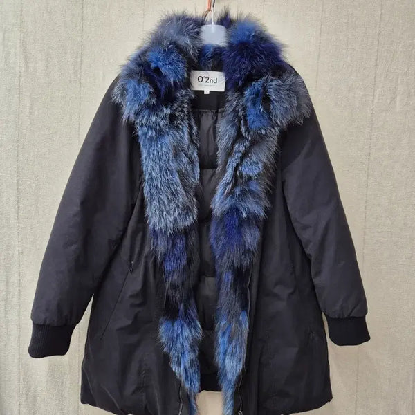 [BUNJANG] O'2nd Goose Down Padding with Fox Fur Trim - Size 66 / 오즈세컨 O'2nd 구스다운패딩  66