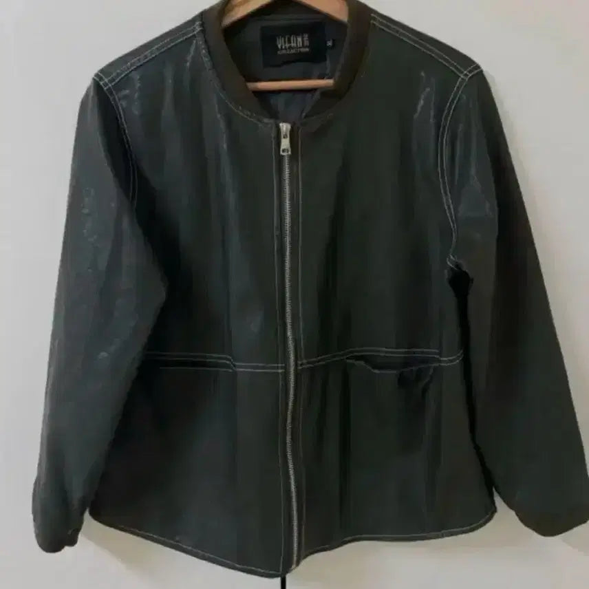 [BUNJANG] Zara Style Faux Leather Rider Jacket / 자라 스타일 레더 인조가죽 자켓 라이더 가죽