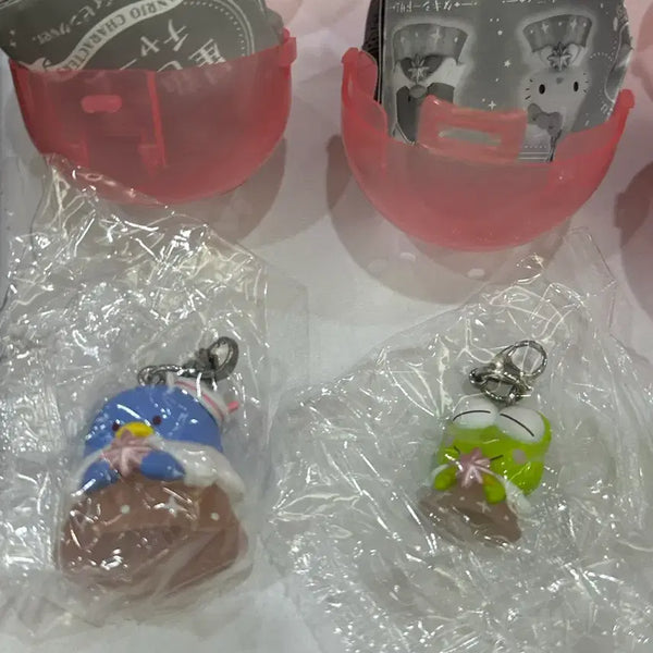 [BUNJANG] Sanrio Starlight Angel Candy Charm Gacha Tuxedo Sam & Canopy / 산리오 별빛 천사 캔디 키링 가챠 턱시도샘, 캐로피