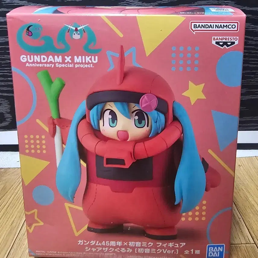 [BUNJANG] Gundam x Hatsune Miku 45th Anniversary Char's Zaku Miku Figure / 건담X미쿠 45주년 샤아자쿠 미쿠 피규어