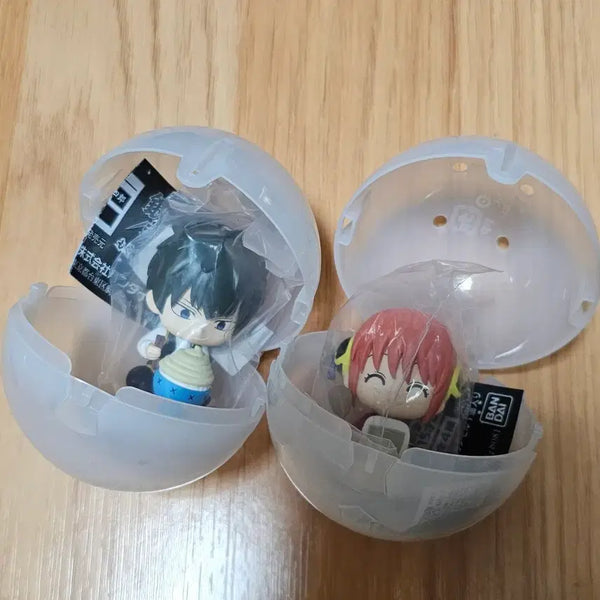 [BUNJANG] Gintama Mogumogu Kagura & Hijikata Gacha Figures Bundle Set / 은혼 모구모구 카구라, 히지카타 가챠 일괄
