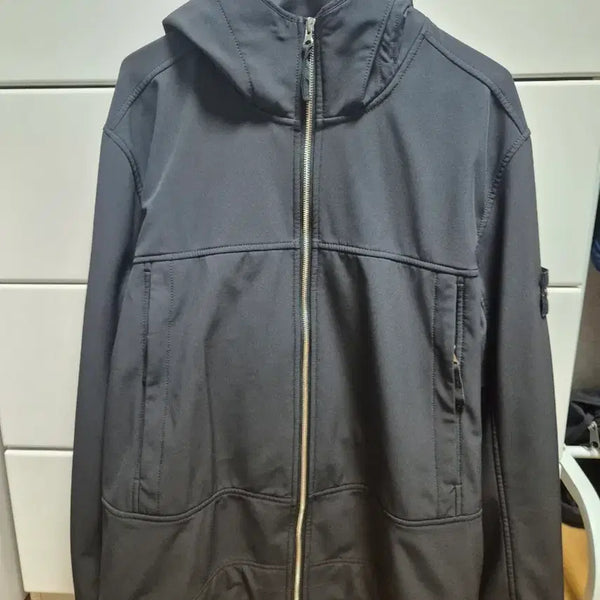 [BUNJANG] Stone Island Soft Shell Hooded Zip-Up Jacket XL / 스톤아일랜드 소프트쉘 후드 집업 XL