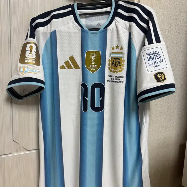 [BUNJANG] Lionel Messi Argentina 2022 World Cup Authentic Jersey / 26 월드컵 아르헨티나 어센틱 메시