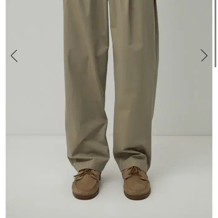[BUNJANG] Roughside Signature Box Pleats Pants (Humus/Size 3) / 러프사이드 시그니처 박스 플리츠 (휴머스/3사이즈)