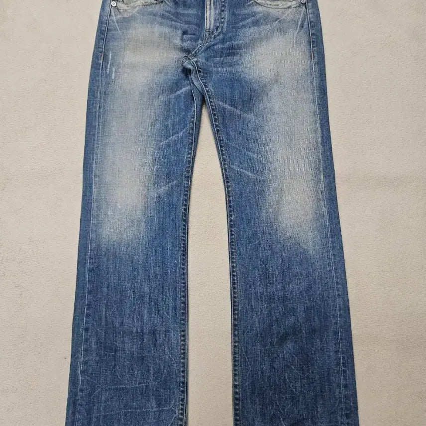 [BUNJANG] Buccheru 00s Retro Y2K Straight Fit Denim Pants / 버커루 00s 레트로 y2k 스트레이트핏 데님 팬츠 급처