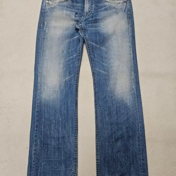 [BUNJANG] Buccheru 00s Retro Y2K Straight Fit Denim Pants / 버커루 00s 레트로 y2k 스트레이트핏 데님 팬츠 급처