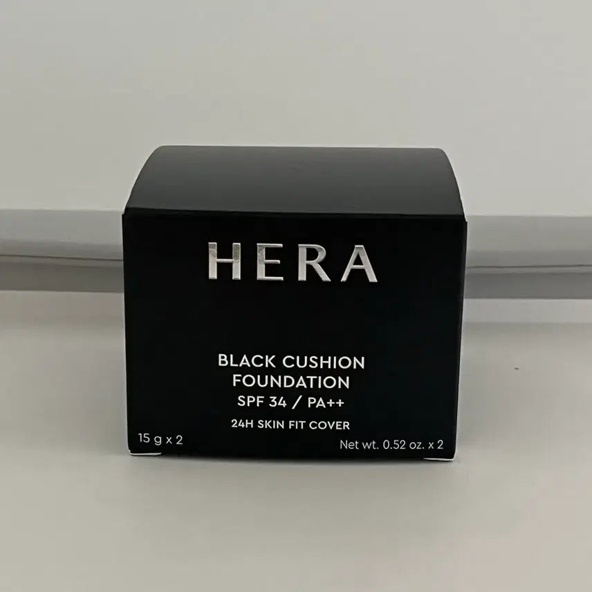 [BUNJANG] Hera Black Cushion Foundation (21N Vanilla) with Refill / 새제품]헤라 블랙쿠션 본품+리필21N