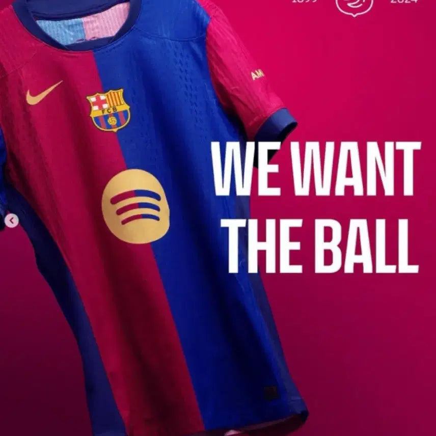 [BUNJANG] Nike 24-25 Barcelona 125th Anniversary Authentic ADV Jersey / 나이키 24-25 바르셀로나 홈 125주년 어센틱 ADV