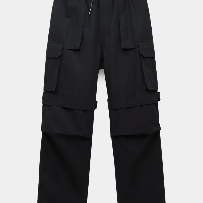 [BUNJANG] Juun.J Cotton Velcro Loose Fit Cargo Pants / 준지 코튼 벨크로 루즈핏 카고 팬츠