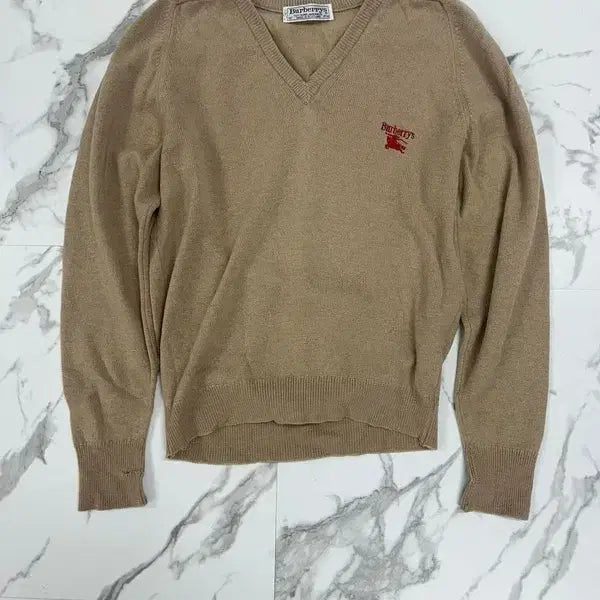 [BUNJANG] Burberry Vintage V-Neck Knit / 버버리 빈티지 브이넥 니트