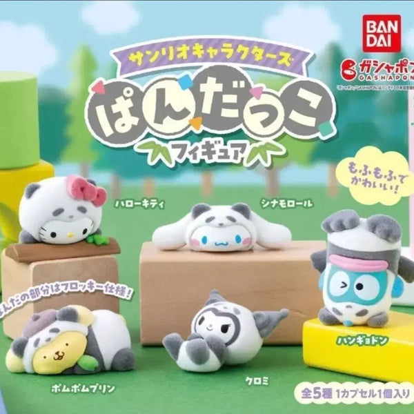 [BUNJANG] Sanrio Panda Gacha Bundle Kuromi & Hankyudong (Sealed) / 미개봉 산리오 판다 가챠 2개일괄 한교동 쿠로미(+덤)