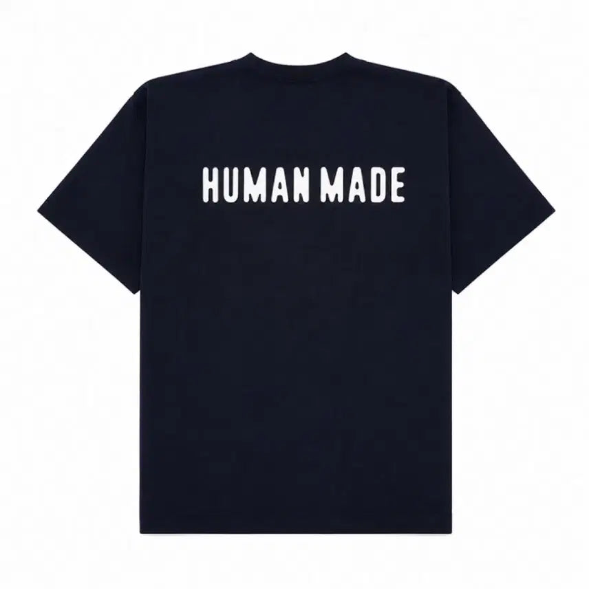 [BUNJANG] Human Made Heart Logo T-Shirt Navy / 휴먼메이드 하트 로고 반팔티 네이비