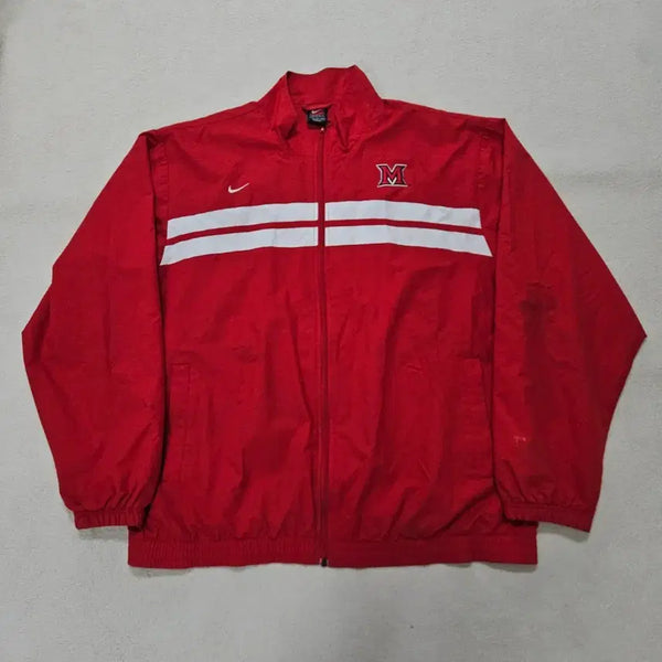 [BUNJANG] Nike Team Redhawks Old School Windbreaker XL / 나이키 팀 레드호크스 올드스쿨 바람막이 급처