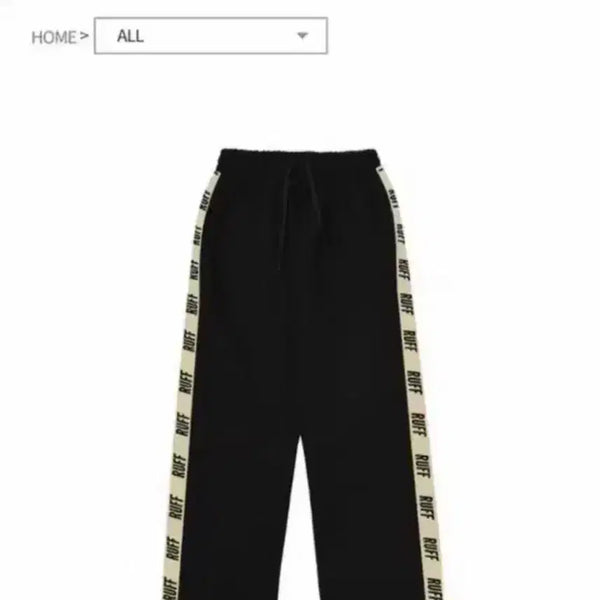 [BUNJANG] Freedom Roughdyz Training Pants Black 2XL / 프리덤 러프디젤 트레이닝 팬츠 블랙 2xl