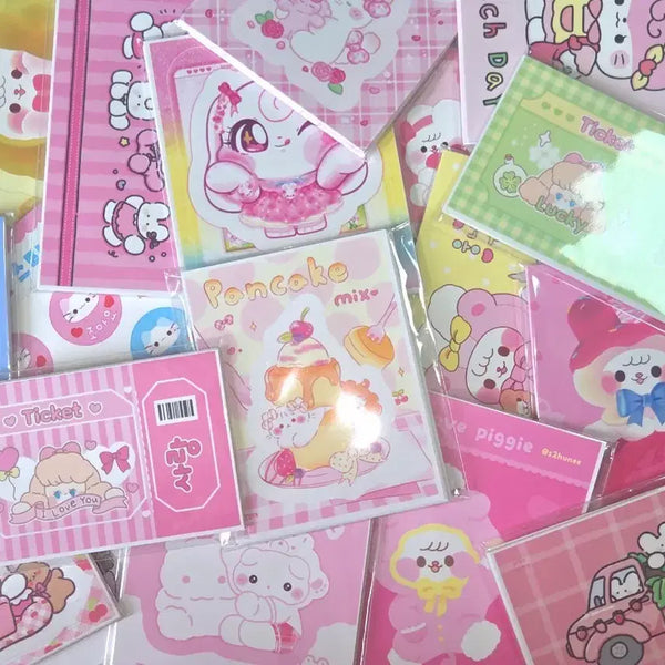 [BUNJANG] Customizable Craft Supply Random Bag / -처분- 포용 취향반영 4배 랜덤봉투 [포용/스티커/메모지/랩핑지]