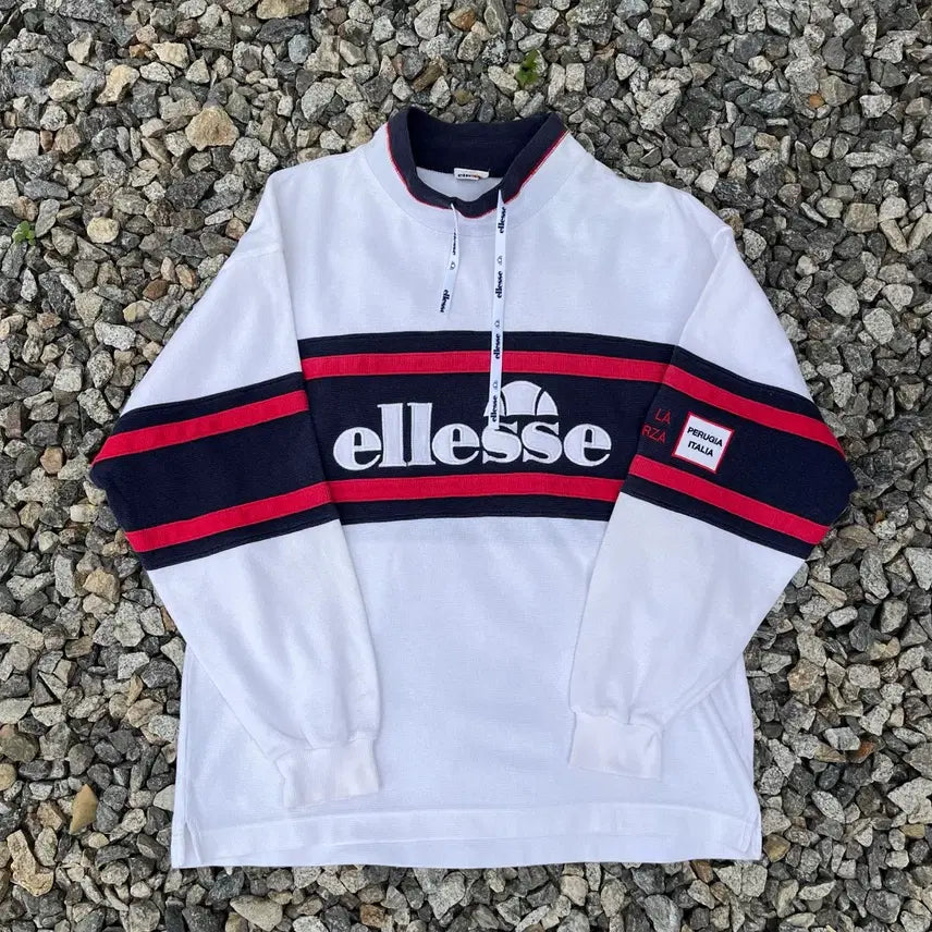 [BUNJANG] Ellesse 90s Vintage Old School Turtleneck Sweatshirt / 90s 엘레쎄(Ellesse) 빈티지 올드스쿨 터틀넥 맨투맨(실측