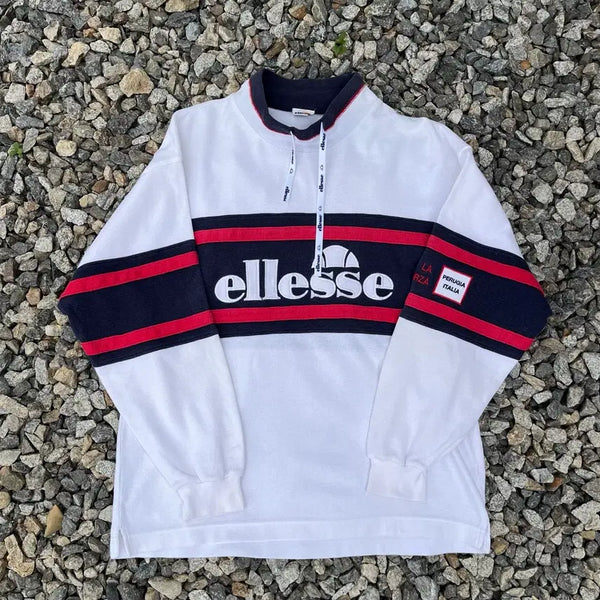 [BUNJANG] Ellesse 90s Vintage Old School Turtleneck Sweatshirt / 90s 엘레쎄(Ellesse) 빈티지 올드스쿨 터틀넥 맨투맨(실측