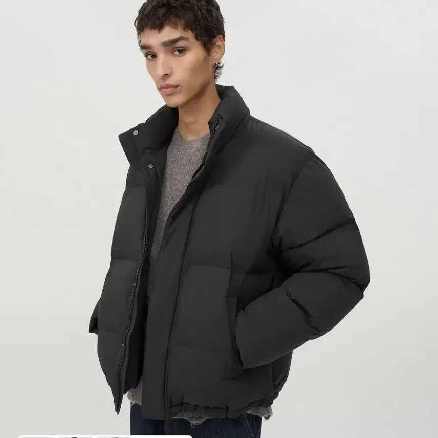 [BUNJANG] Insilence Essential Down Jacket Black L / 인사일런스 에센셜 다운 자켓 BLACK L