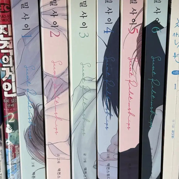 [BUNJANG] Secret Relations Volumes 1-6 Complete Set / 비밀사이 1-6권 단행본
