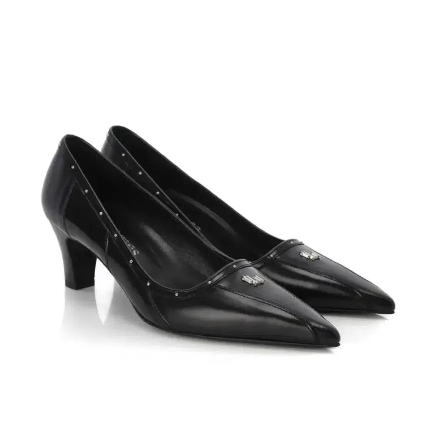 [BUNJANG] 3Times Classic Logo Pumps Slingback Heels (250) / 쓰리타임즈 쓰탐 클래식 로고 펌프스 힐 슬링백 classic logo pumps 250 ㅅㅊㅇ 240 245 255 볼레로 지갑 백 보헤미안서울 원피스 바이커 애즈온 보나타