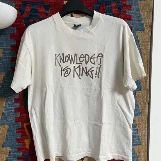 [BUNJANG] Stussy Knowledge is King T-Shirt / 올드 stussy 티셔츠