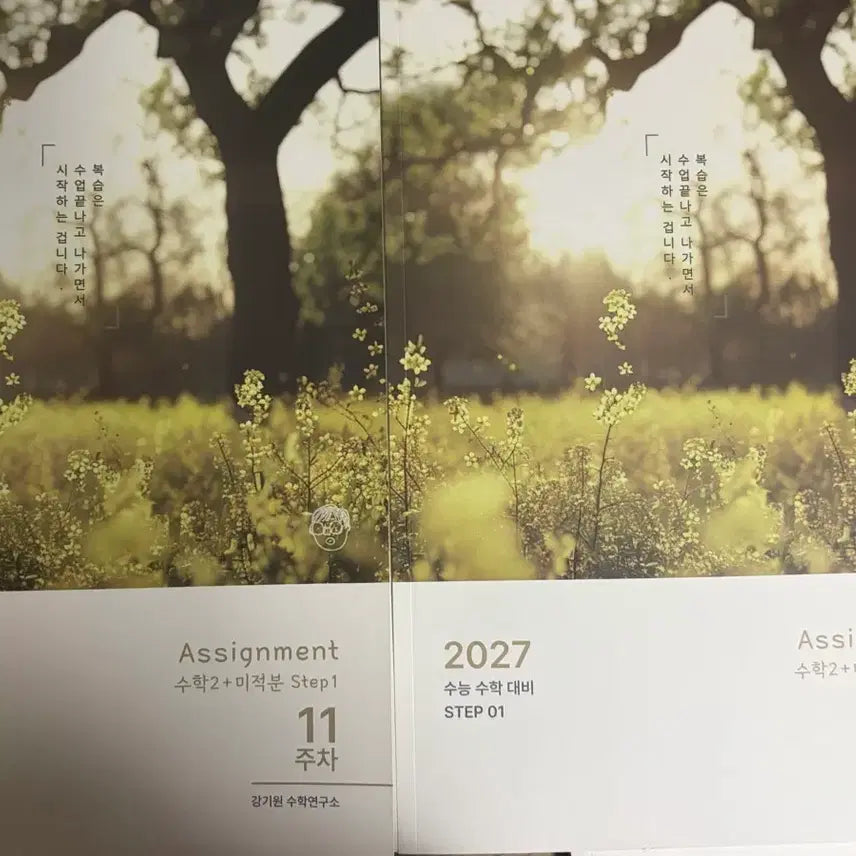 [BUNJANG] Sidae Injae Kang Giwon Assa Step 1 Advanced Math Bundle (Calculus II, Calculus) / 2027 시대인재 강기원 어싸 스텝 1 수2 미적 일괄 수학